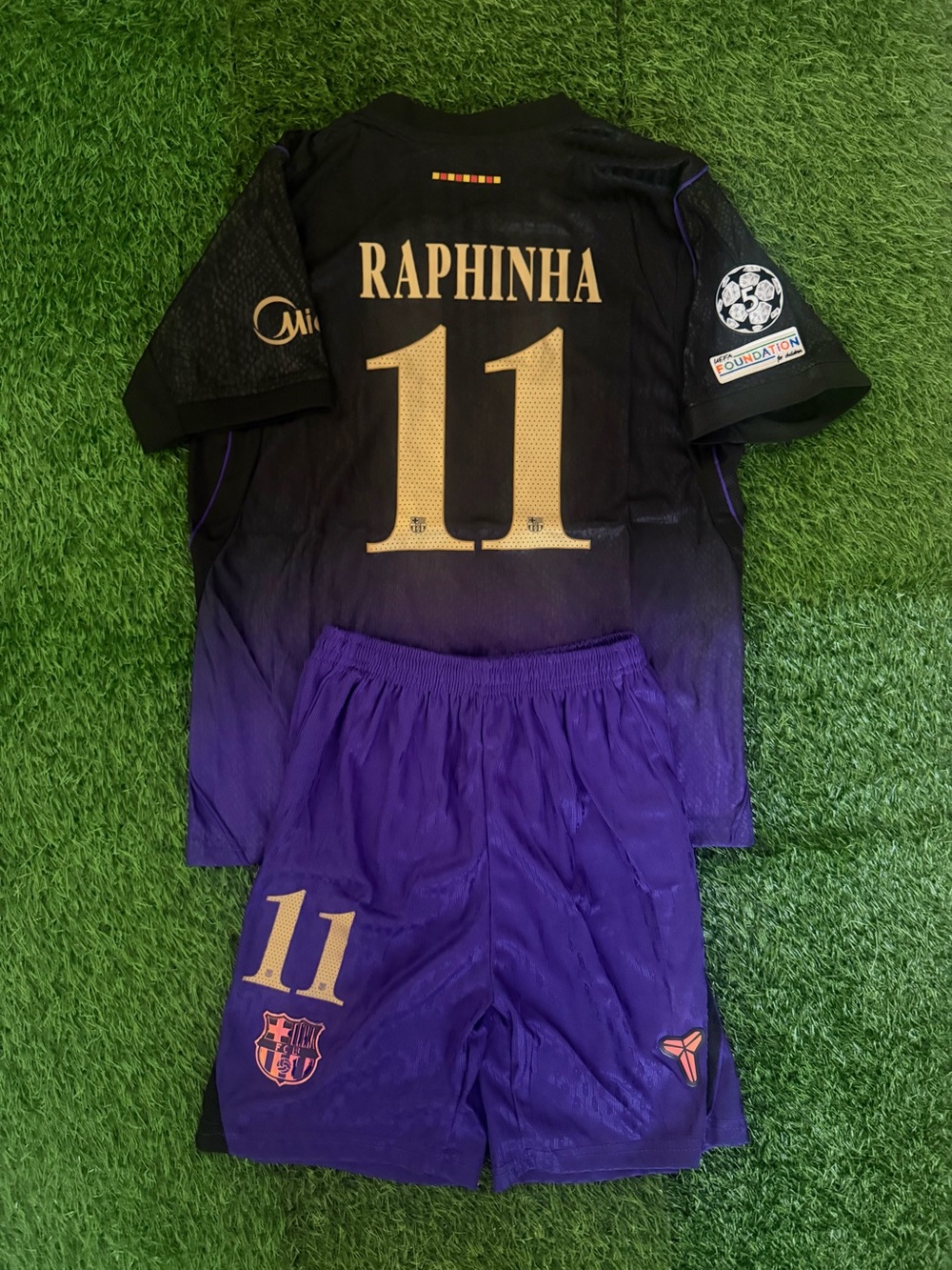 Raphina Barcelona jersey kids set
